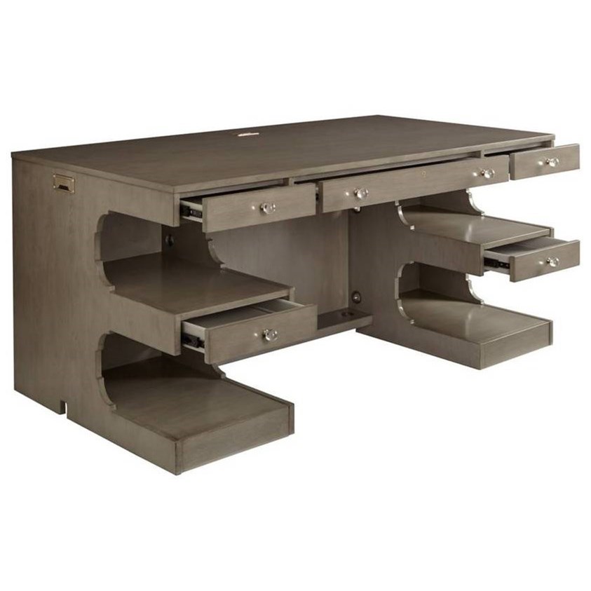 Stanley Furniture Latitude Writing Desk with Shelves on Back Find